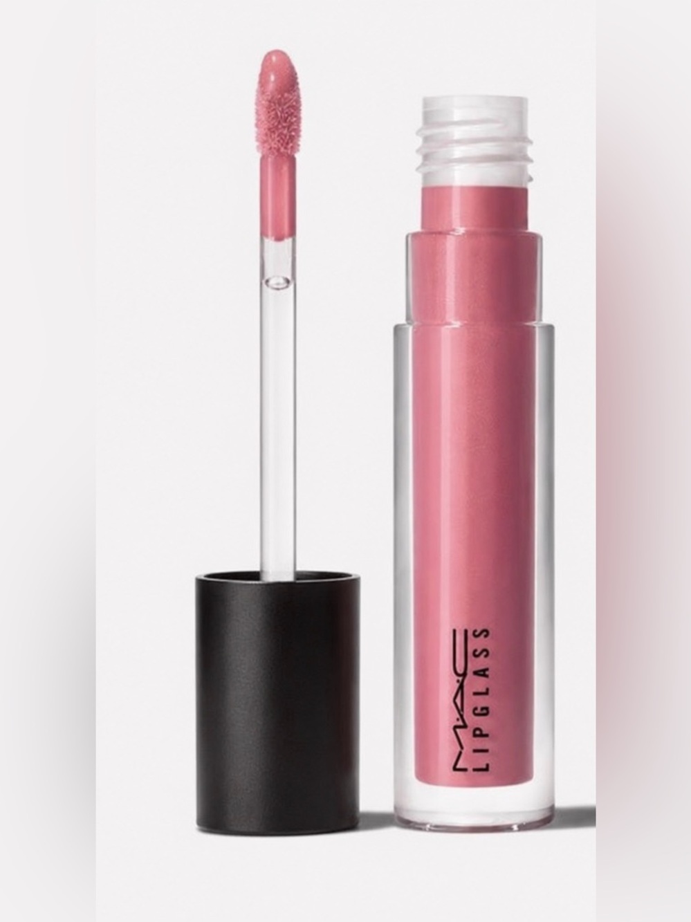 MAC Lipglass Love Child 322 Pink Mauve Shimmer Lip Gloss Full Best Seller NIB